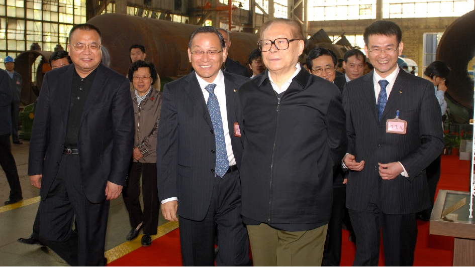 On April 26, 2009, Comrade Jiang Zemin visited for inspection.